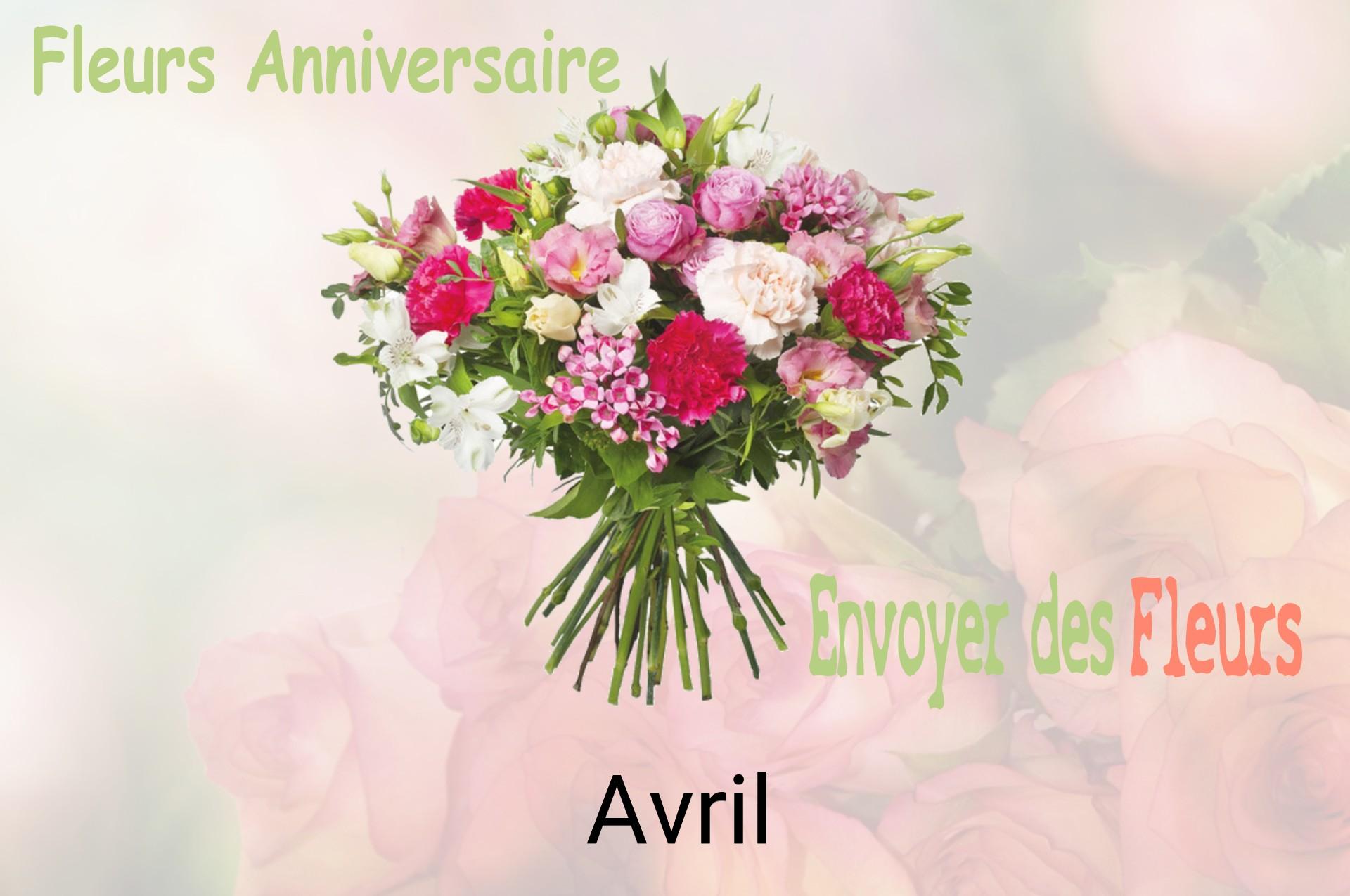 Bouquet de fleurs d’anniversaire livré à Avril
