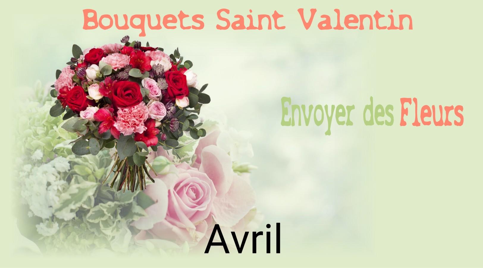 Roses de Saint-Valentin livrées à Avril